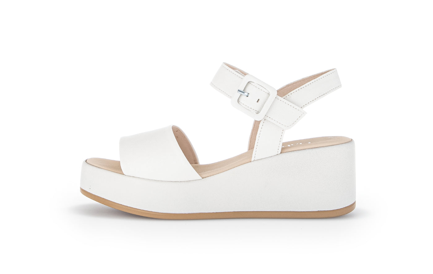 GABOR - 24.531.20 PLATFORM WEDGE SANDAL - OFF WHITE