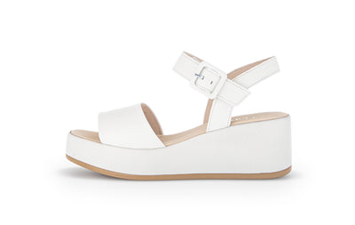 GABOR - 24.531.20 PLATFORM WEDGE SANDAL - OFF WHITE