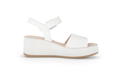 GABOR - 24.531.20 PLATFORM WEDGE SANDAL - OFF WHITE