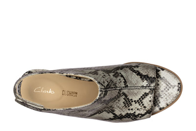 CLARKS - Kaylin85 Sling Grey Snake