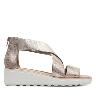 CLARKS - Jillian Rise Pewter Metallic