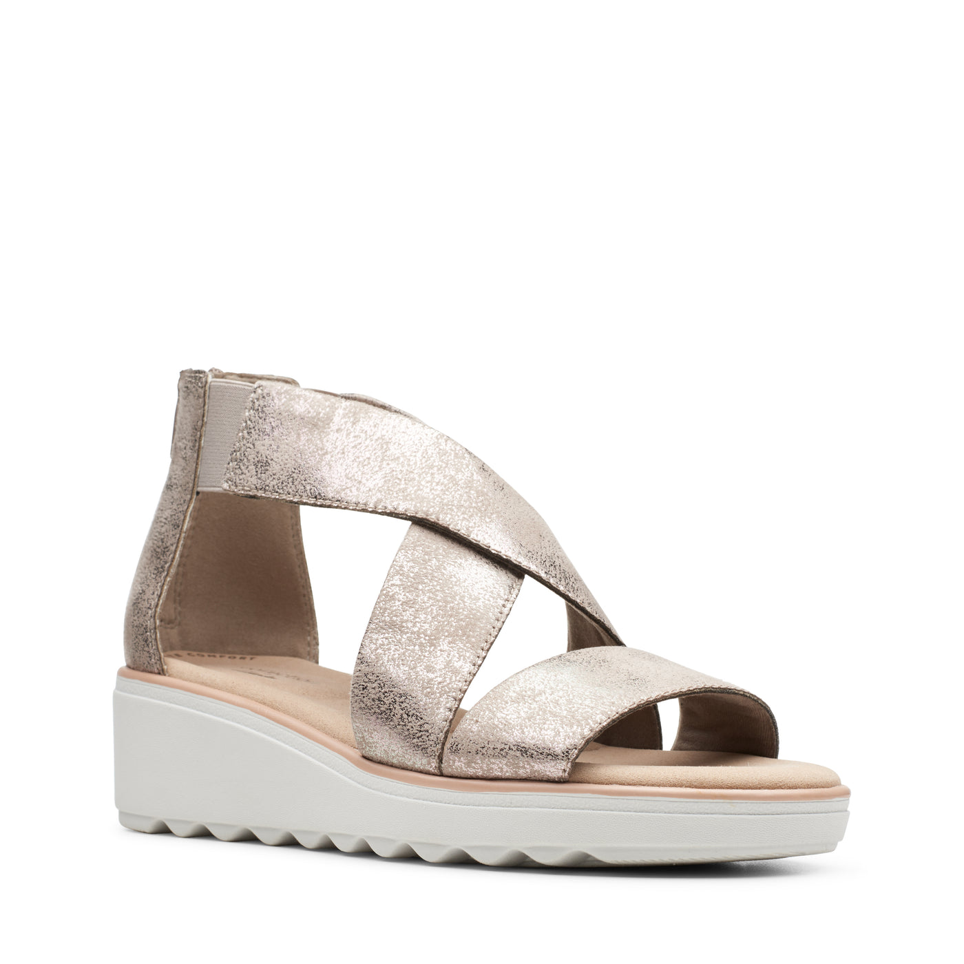 CLARKS - Jillian Rise Pewter Metallic