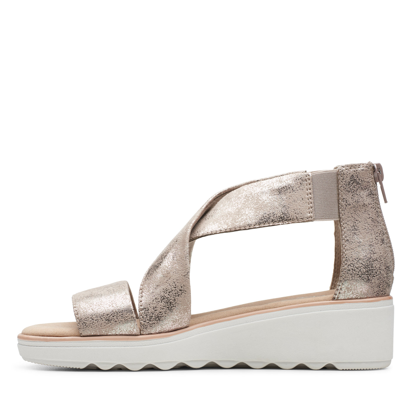 CLARKS - Jillian Rise Pewter Metallic