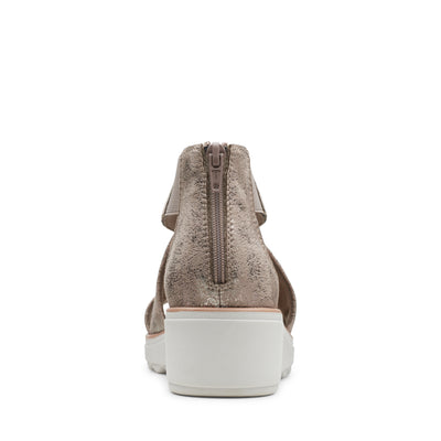 CLARKS - Jillian Rise Pewter Metallic