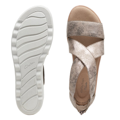 CLARKS - Jillian Rise Pewter Metallic