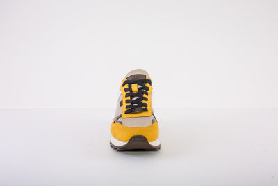 XTI 140240  LACED FASHION TRAINER - YELLOW COMBI