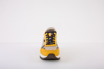 XTI 140240  LACED FASHION TRAINER - YELLOW COMBI