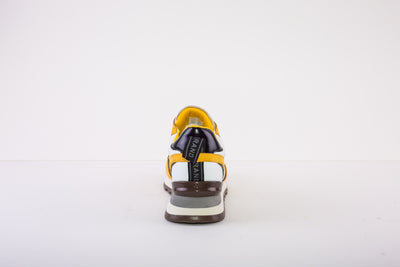 XTI 140240  LACED FASHION TRAINER - YELLOW COMBI