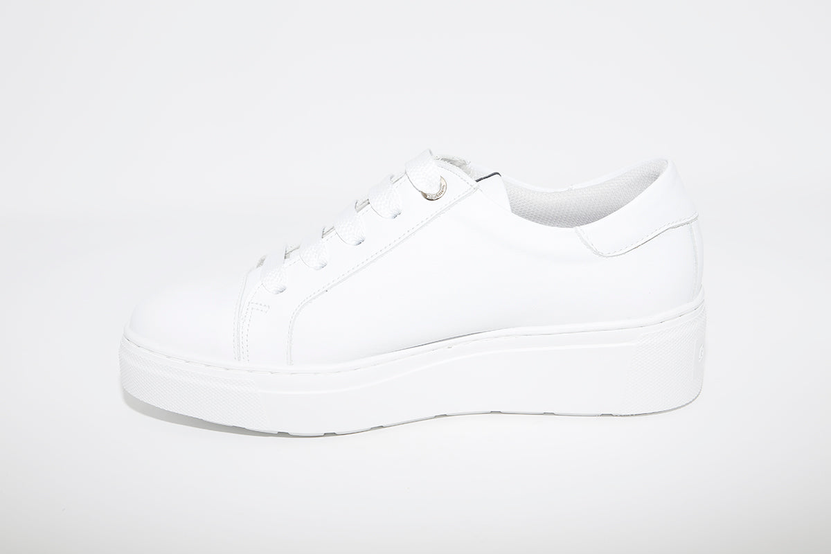 CALLAGHAN - 14920 White Laced Wedge Trainer