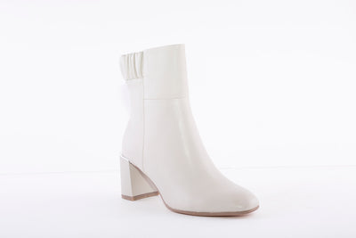 TAMARIS - MEDIUM HEEL ANKLE BOOT - LIGHT GREY