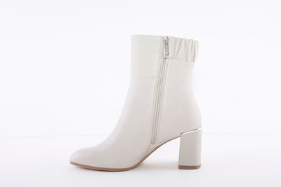 TAMARIS - MEDIUM HEEL ANKLE BOOT - LIGHT GREY
