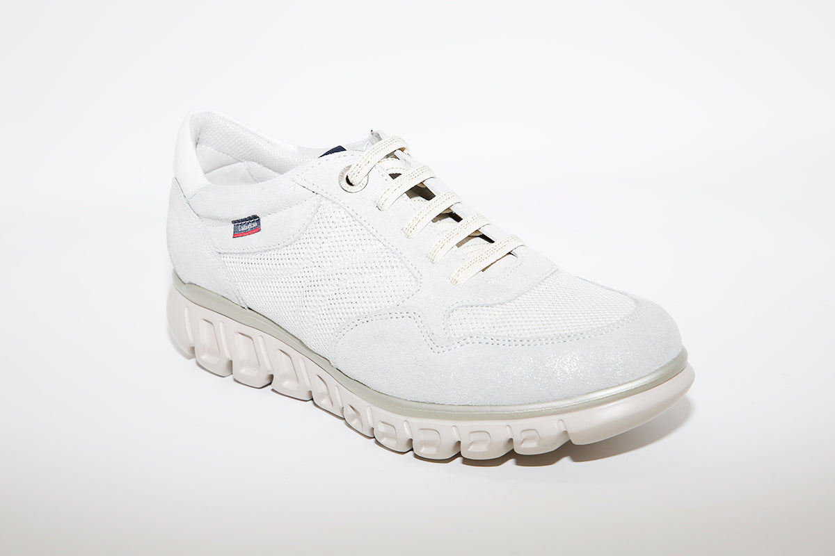 CALLAGHAN - 13915 Laced Wedge Trainer - Silver