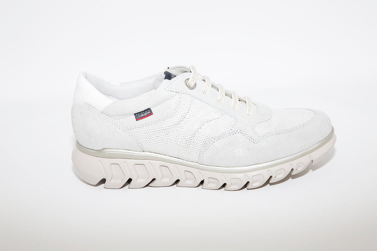 CALLAGHAN - 13915 Laced Wedge Trainer - Silver