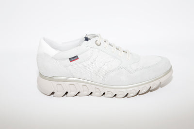 CALLAGHAN - 13915 Laced Wedge Trainer - Silver