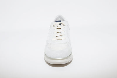 CALLAGHAN - 13915 Laced Wedge Trainer - Silver