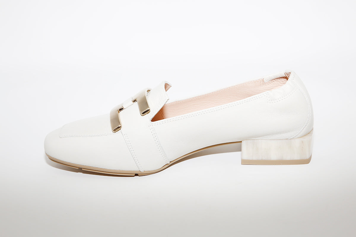 HISPANITAS - HV09991 MOCCASIN VIENA WHITE