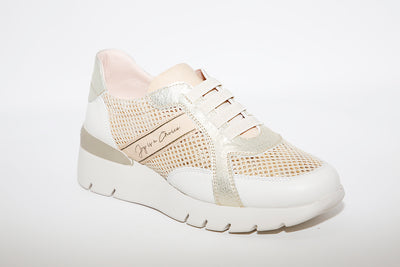 HISANITAS - SNEAKER RUTH WHITE/GOLD