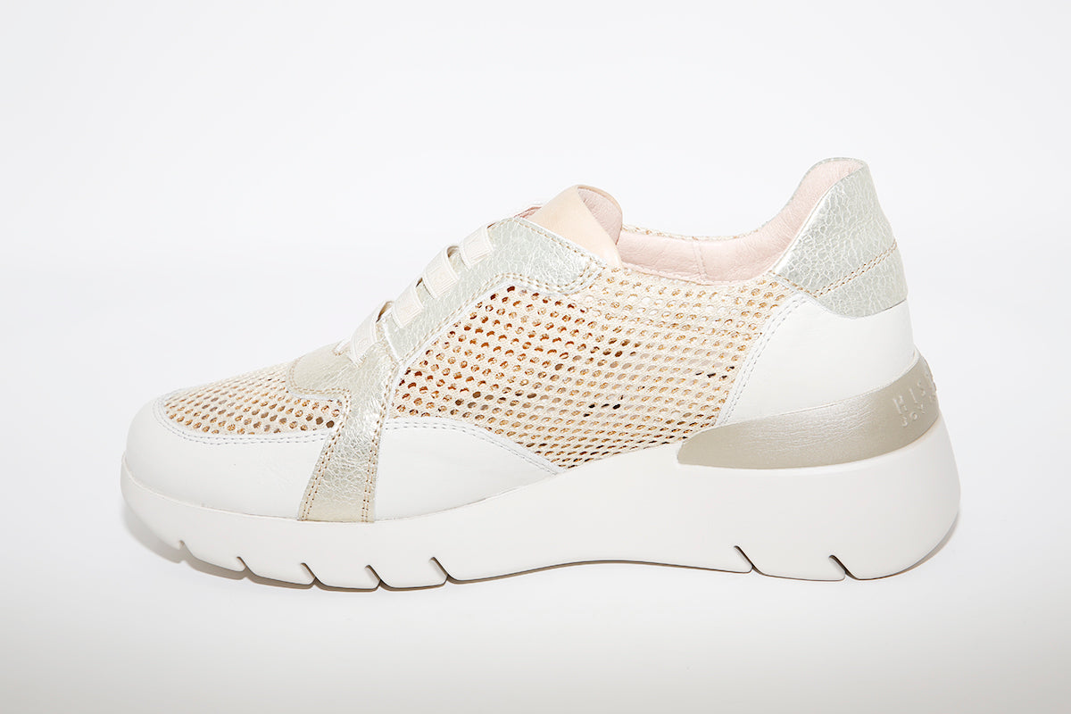 HISANITAS - SNEAKER RUTH WHITE/GOLD