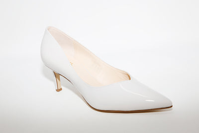 HOGL - 9-106124 Light Grey Patent Heel Court Shoe