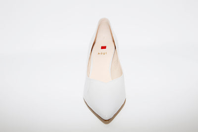 HOGL - 9-106124 Light Grey Patent Heel Court Shoe