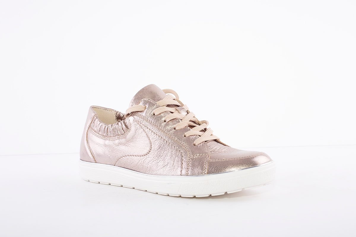 CAPRICE - 23650 LACE UP SHOE - TAUPE METALLIC