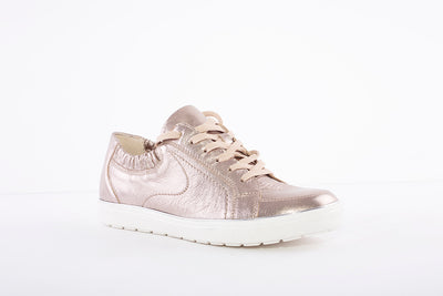 CAPRICE - 23650 LACE UP SHOE - TAUPE METALLIC