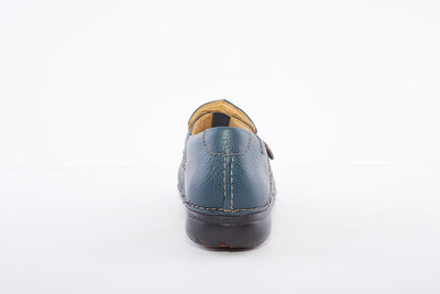 CLARKS - Un Loop Navy Leather