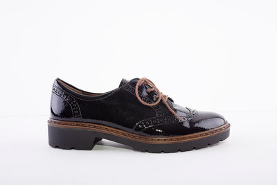 ARA - Lace-Ups Richmond Shoe Black Patent