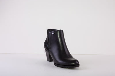 SUSST CHERUB22 MEDIUM HEEL ANKLE BOOT - BLACK