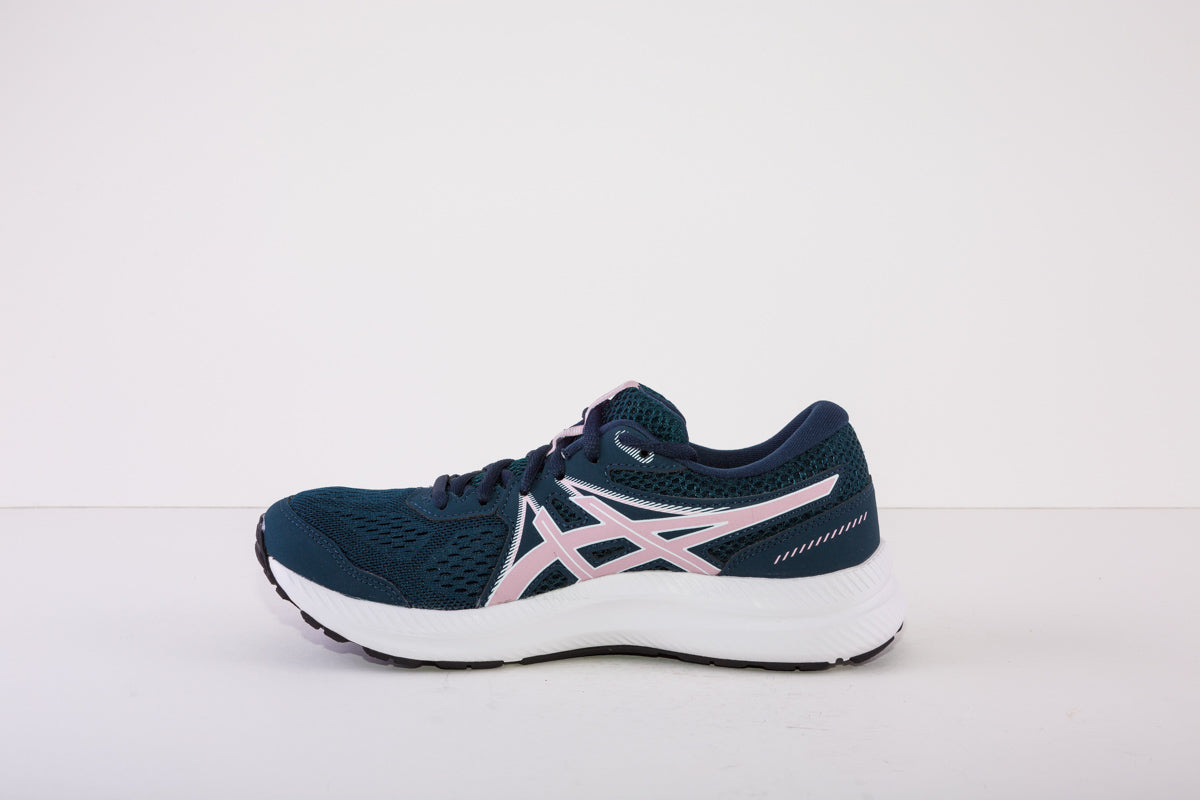 ASICS GEL-CONTEND 7 LACED TRAINER - NAVY/PINK
