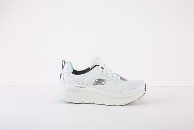 SKECHERS :D'LUX WALKER-INFINITE MOTION TRAINER - WHITE/BLACK