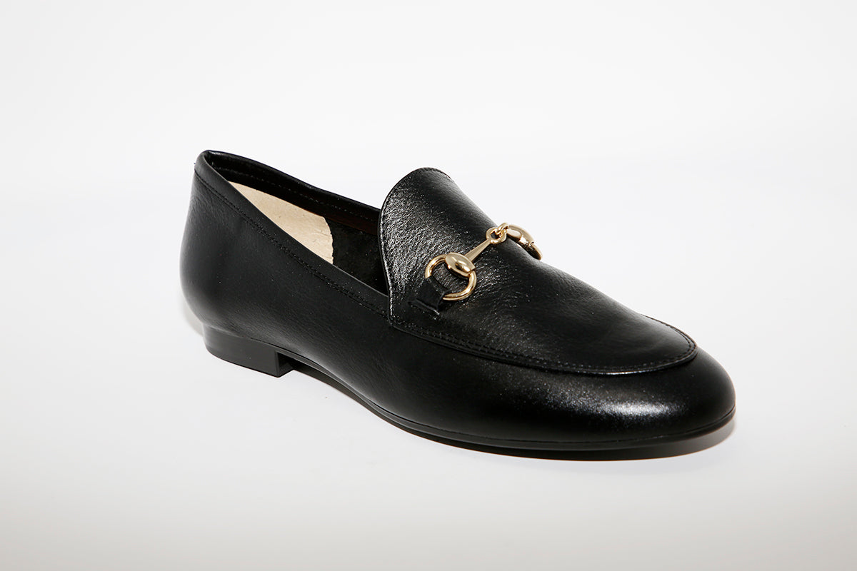 MARIA JAEN - 58 Black Leather Loafer