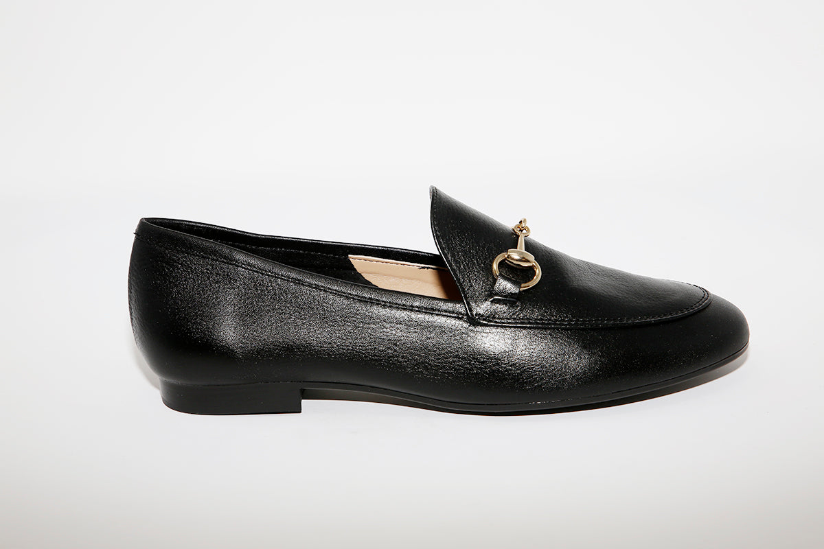 MARIA JAEN - 58 Black Leather Loafer