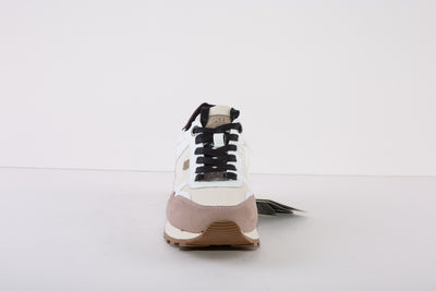 XTI 140240  LACED FASHION TRAINER - BEIGE COMBI