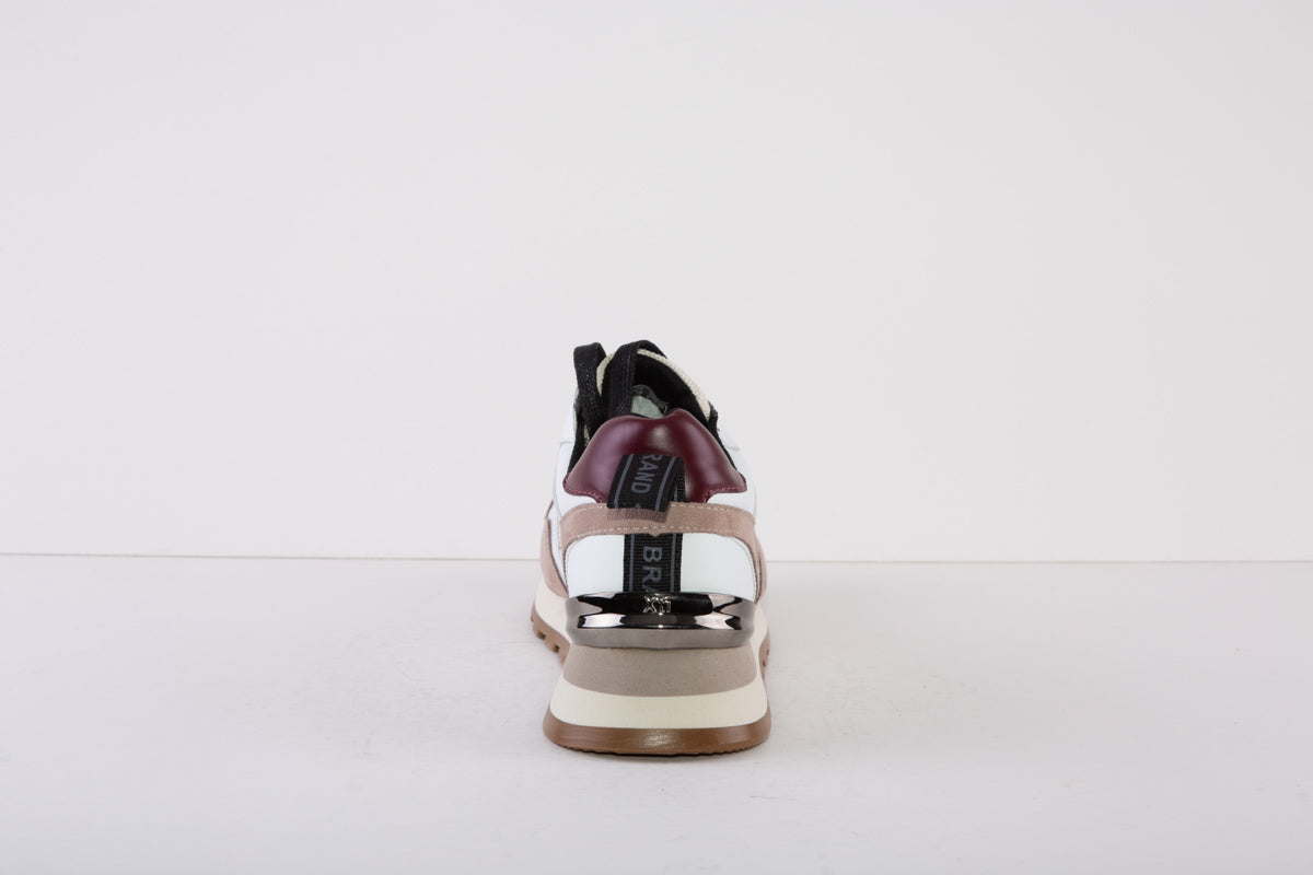 XTI 140240  LACED FASHION TRAINER - BEIGE COMBI