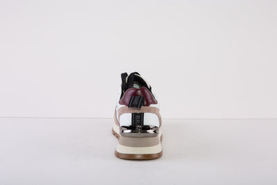 XTI 140240  LACED FASHION TRAINER - BEIGE COMBI