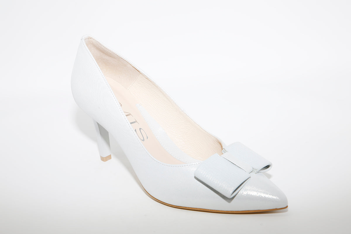 EMIS - 7411 Silver High Heel Court Shoe