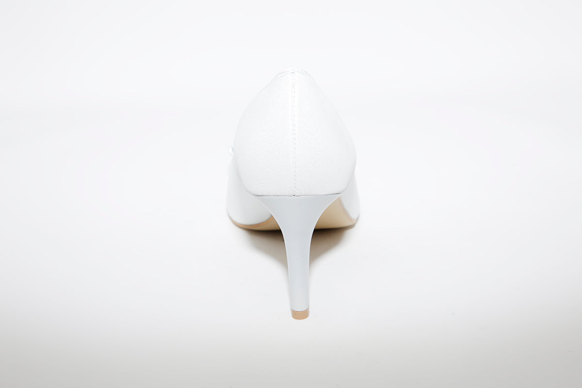 EMIS - 7411 Silver High Heel Court Shoe