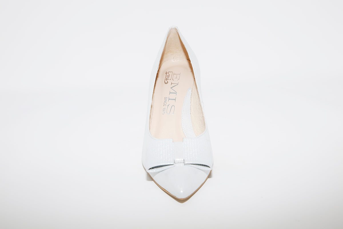 EMIS - 7411 Silver High Heel Court Shoe