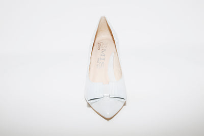 EMIS - 7411 Silver High Heel Court Shoe
