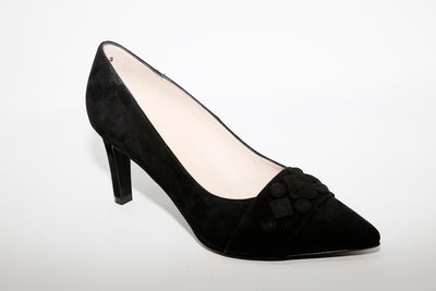 PETER KAISER - EDINE HIGH HEEL SHOE IN BLACK SUEDE