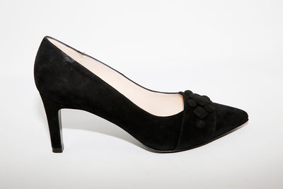 PETER KAISER - EDINE HIGH HEEL SHOE IN BLACK SUEDE