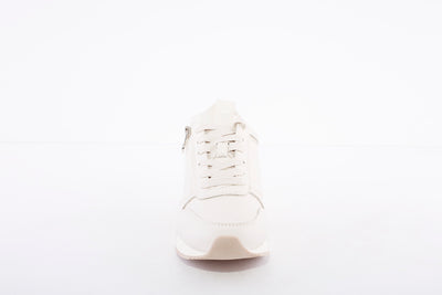 TAMARIS - 23603-430 FASHION LACED TRAINER - CREAM