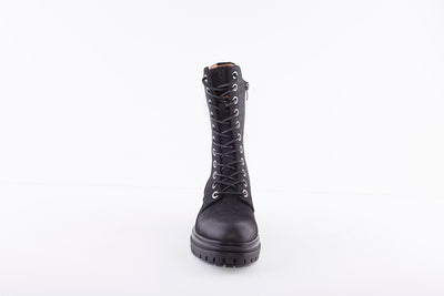 XTI - 42894 LACED/ZIP FASHION ANKLE BOOT - BLACK