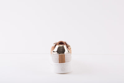TAMARIS 23313-488  FLAT FASHION LACED SHOE WITH ZIP - CREAM