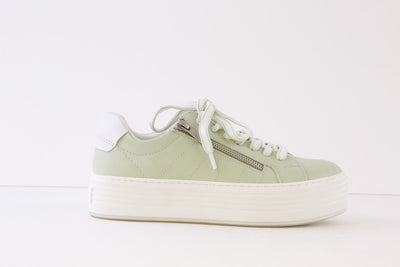 MARCO TOZZI - 23711-743 FLAT ZIP/LACE SHOE - MINT