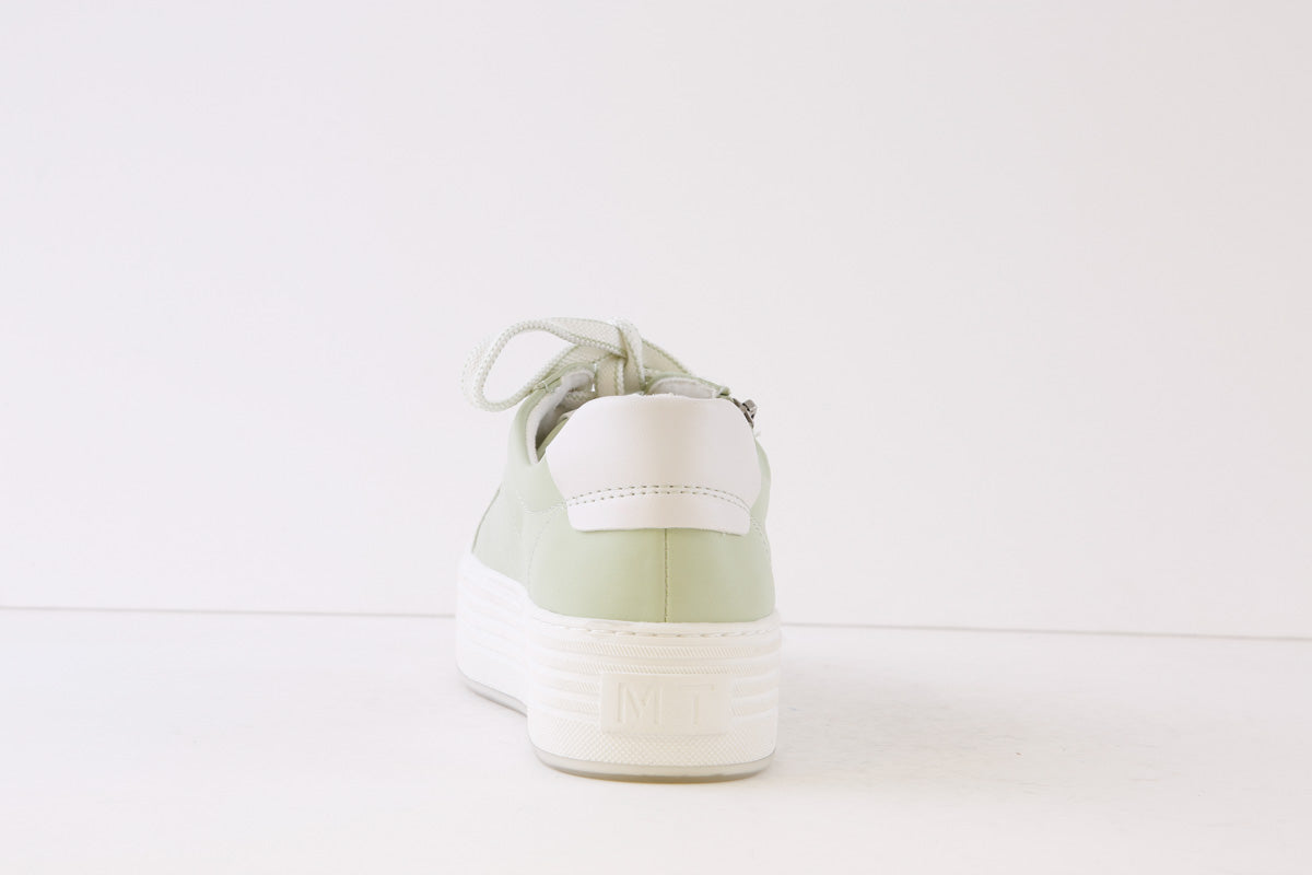 MARCO TOZZI - 23711-743 FLAT ZIP/LACE SHOE - MINT