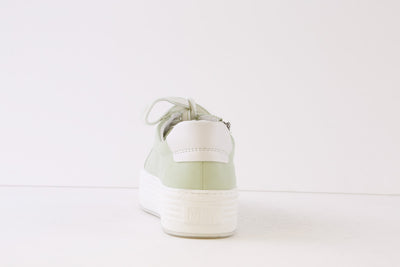 MARCO TOZZI - 23711-743 FLAT ZIP/LACE SHOE - MINT