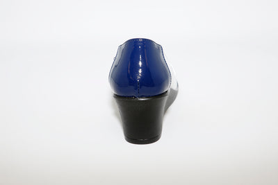 INEA - RUDY MEDIUM WEDGE POMP - WHITE/NAVY