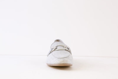 TAMARIS - 24209-255 FLAT SLIP-ON SHOE - SILVER